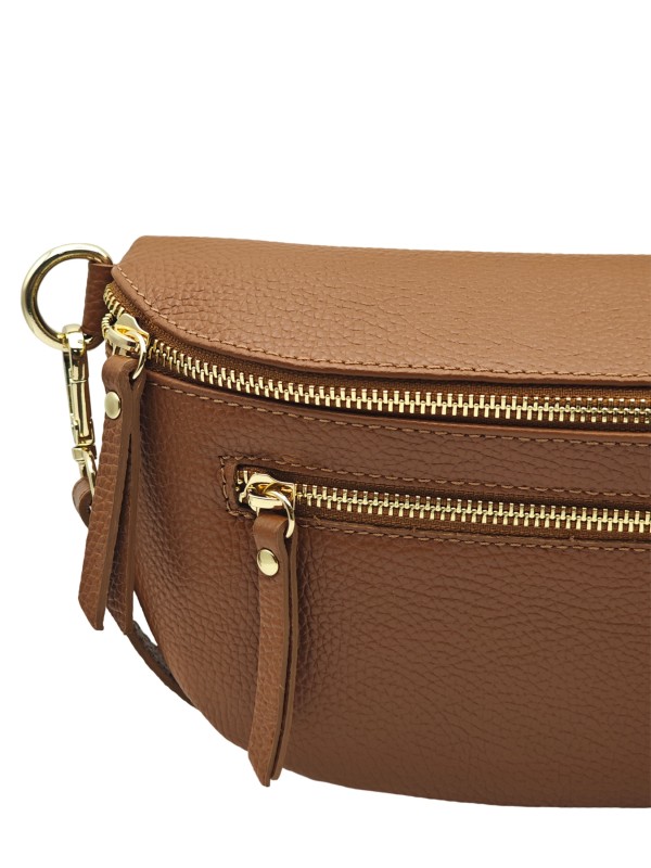 Soleil Chic Sac Banane Demi Lune M3 Graine Camel
