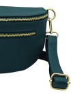 Soleil Chic Sac Banane Demi Lune M3 Graine Bleu Canard