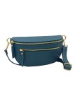 Soleil Chic Sac Banane Demi Lune M3 Graine Bleu Canard