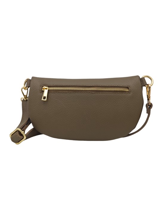 Soleil Chic Sac Banane Demi Lune M3 Graine Taupe