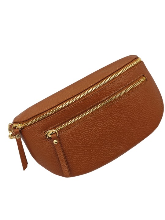 Soleil Chic Sac Banane Demi Lune M3 Graine Camel