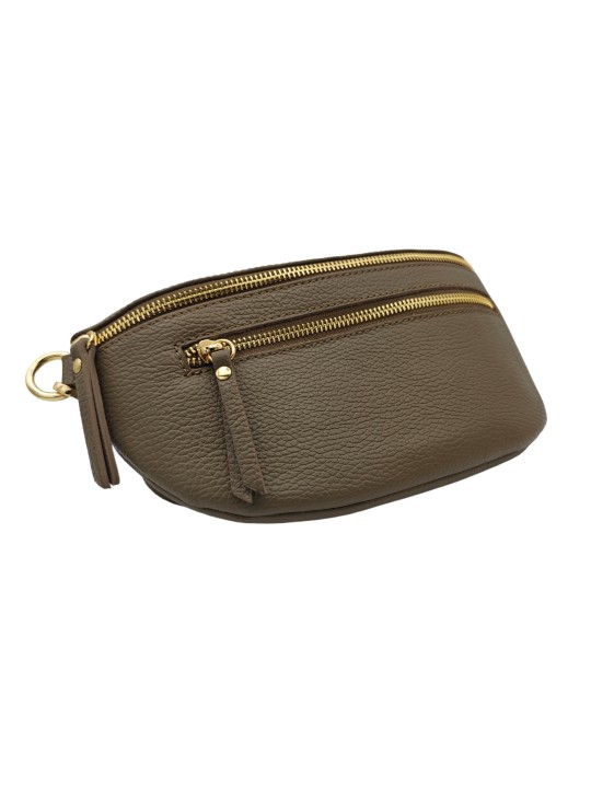 Soleil Chic Sac Banane Demi Lune M3 Graine Taupe