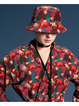 CHAPEAU BOB VELOURS FERN BRICK Les Touristes