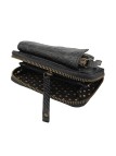 PCNAINA Portefeuille Cuir Black Snake Embo PIECES