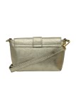 Soleil Chic Mini Sac bandoulière cuir Anneau Besace 166 Or