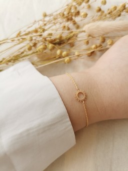 Bracelet Plaqué Or Soleil TheWan