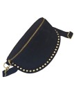 Soleil Chic Sac Banane Clouté Nubuck Chocolat