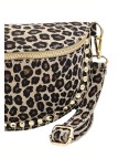 Soleil Chic Sac Banane Clouté Nubuck LEO Beige A26