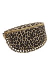 Soleil Chic Sac Banane Clouté Nubuck LEO Beige A26