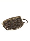 Soleil Chic Sac Banane Clouté Nubuck LEO Taupe A26