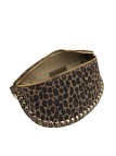 Soleil Chic Sac Banane Clouté Nubuck LEO Taupe A26