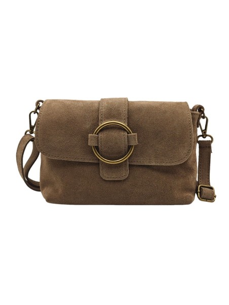 Anneau Nubuck Taupe fonce