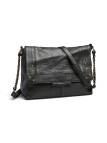 PIECES PCFELIZIA LARGE LEATHER CROSS BODY FC Bags 17116819 Black Bubble