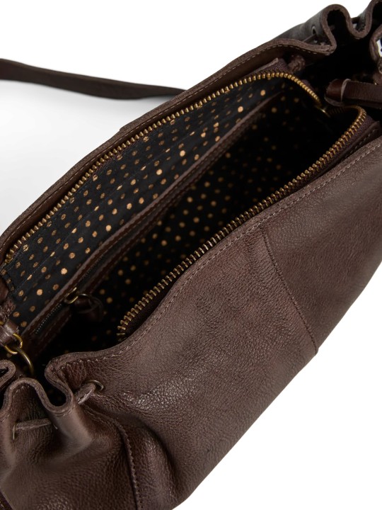 PIECES PCPIHANNA LEATHER CROSS BODY FC Bags 17163466 Mocca