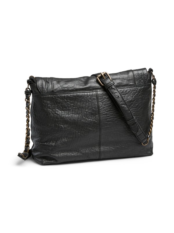 PIECES PCFELIZIA LARGE LEATHER CROSS BODY FC Bags 17116819 Black Bubble