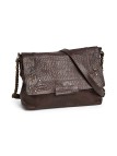 PIECES PCFELIZIA LARGE LEATHER CROSS BODY FC Bags 17116819 Mocca Bubble
