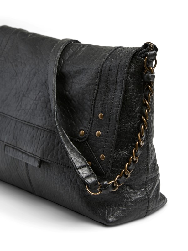 PIECES PCFELIZIA LARGE LEATHER CROSS BODY FC Bags 17116819 Black Bubble