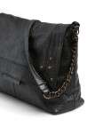 PIECES PCFELIZIA LARGE LEATHER CROSS BODY FC Bags 17116819 Black Bubble