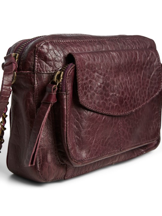 PIECES PCNAINA LEATHER CROSS BODY FC NOOS Bags 17063358 Tawny Port Bubble
