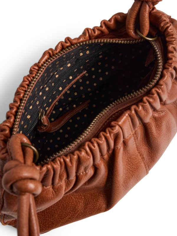 PIECES PCALINA LEATHER CROSS BODY FC 17166666 Root Beer