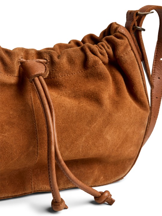 PIECES PCALMA SUEDE CROSS BODY FC 17166667 Root Beer