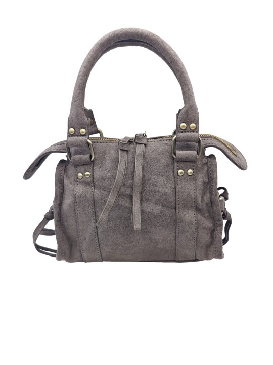 Soleil Chic Daisy Vegan Petit Sac Suede Taupe