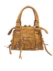 Soleil Chic Daisy Vegan Petit Sac Suede Camel