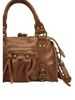 Soleil Chic Petit Sac Cuir Daisy Cognac