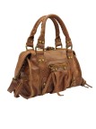 Soleil Chic Petit Sac Cuir Daisy Cognac