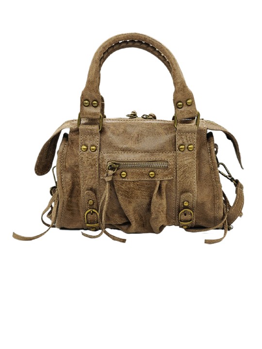 Soleil Chic Petit Sac Cuir Daisy Light Brown