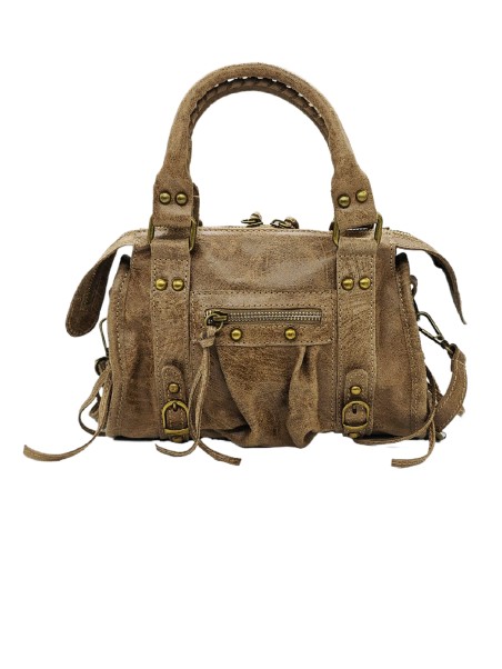 Soleil Chic Petit Sac Cuir Daisy Light Brown