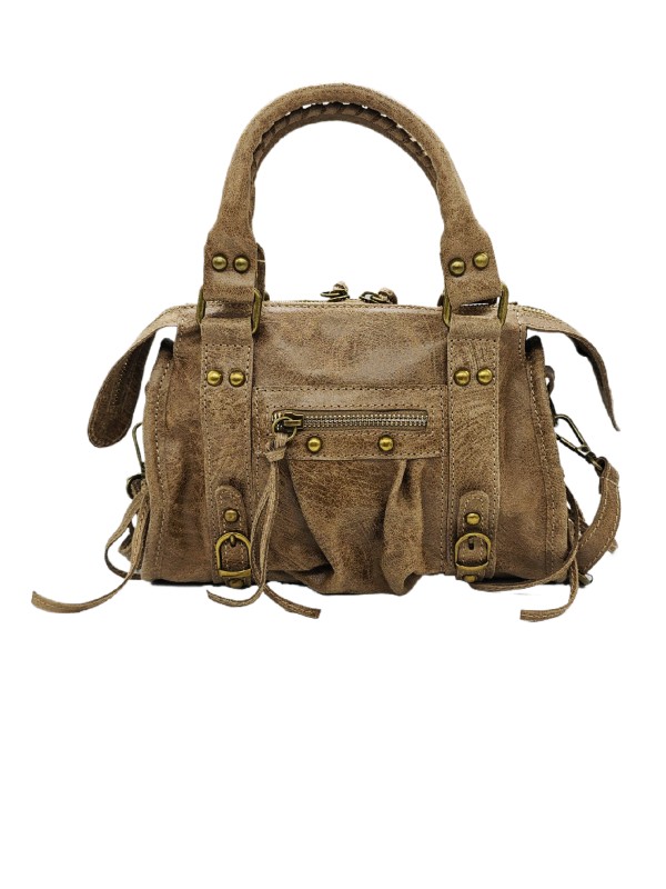 Soleil Chic Petit Sac Cuir Daisy Light Brown