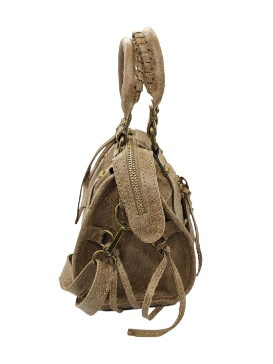 Soleil Chic Petit Sac Cuir Daisy Light Brown