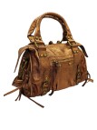 Soleil Chic Petit Sac Cuir Daisy Camel Irise