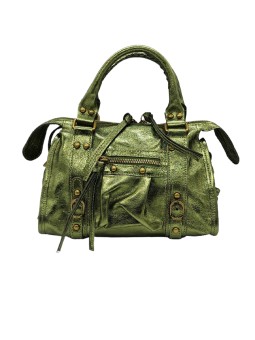 Soleil Chic Petit Sac Cuir Daisy Kaki Irise