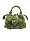 Soleil Chic Petit Sac Cuir Daisy Kaki Irise