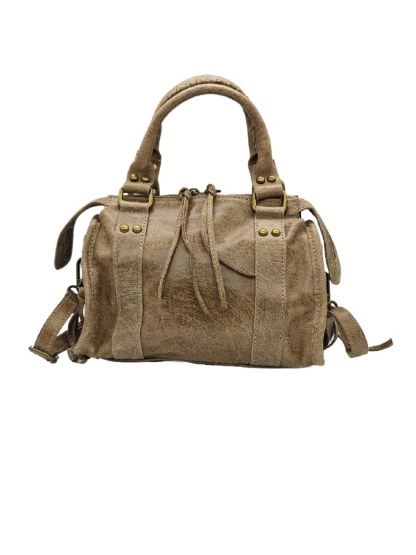 Soleil Chic Petit Sac Cuir Daisy Light Brown
