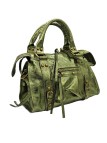 Soleil Chic Petit Sac Cuir Daisy Kaki Irise