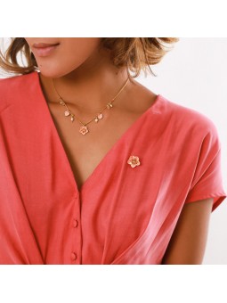 DAFNE pin's fleur Franck Herval