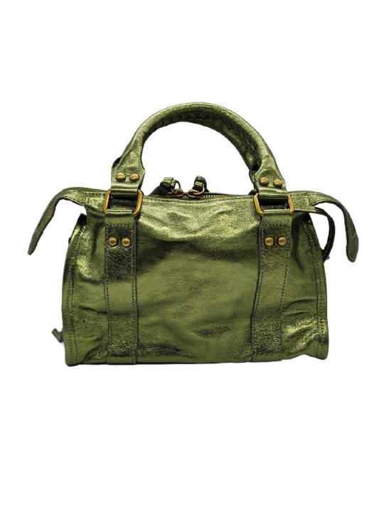 Soleil Chic Petit Sac Cuir Daisy Kaki Irise