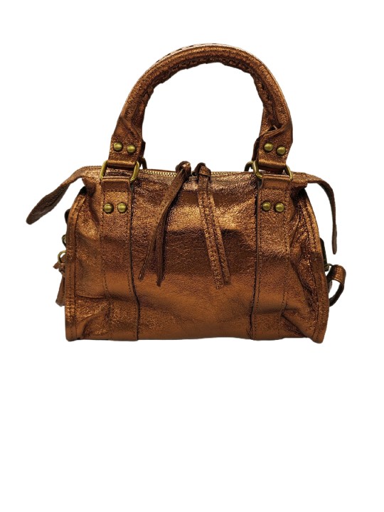 Soleil Chic Petit Sac Cuir Daisy Camel Irise