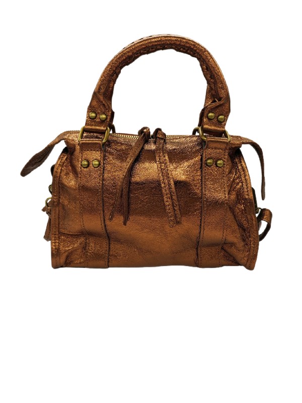 Soleil Chic Petit Sac Cuir Daisy Camel Irise