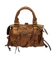 Soleil Chic Petit Sac Cuir Daisy Camel Irise