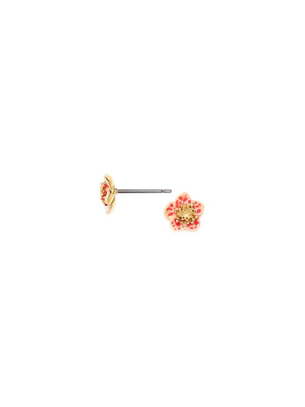 DAFNE boucles d'oreilles mini puces fleur Franck Herval