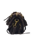 Soleil Chic Petit Sac Cuir Daisy Choco Daim