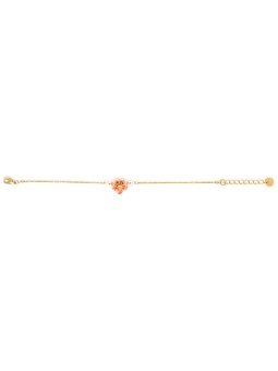 DAFNE bracelet simple médaillon fleur Franck Herval