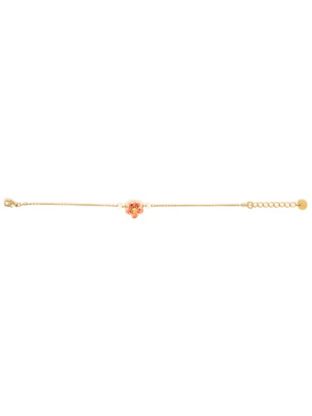 DAFNE bracelet simple médaillon fleur Franck Herval