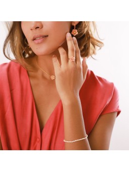 DAFNE bague fleur ajustable Franck Herval