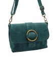 Soleil Chic Sac bandouliere cuir Anneau Besace Nubuck Canard