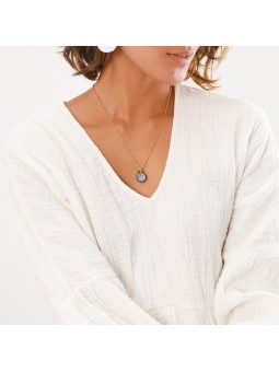 GWEN collier pendentif et mini perles Franck Herval